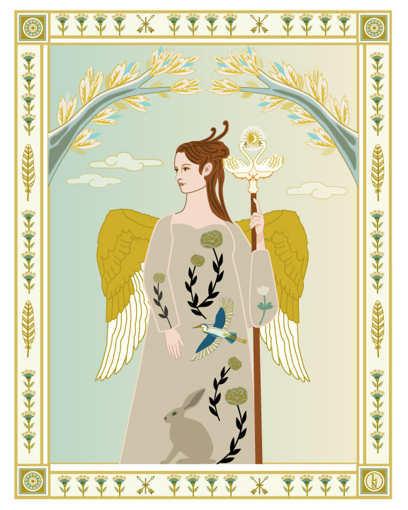 Lady of the Marshes Illustration by L. C. Norton