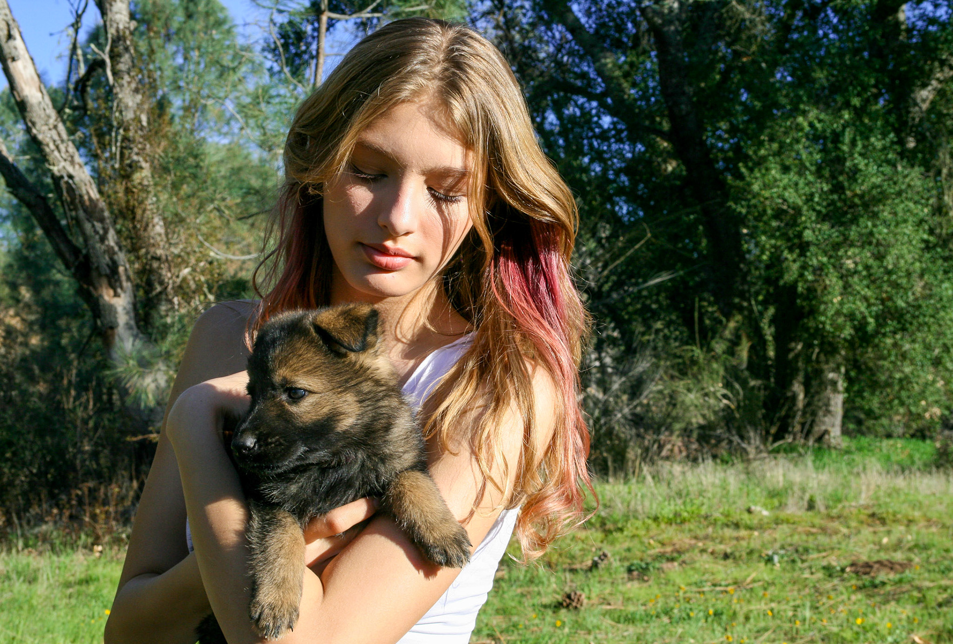Pink Collar Female 5 Weeks Old