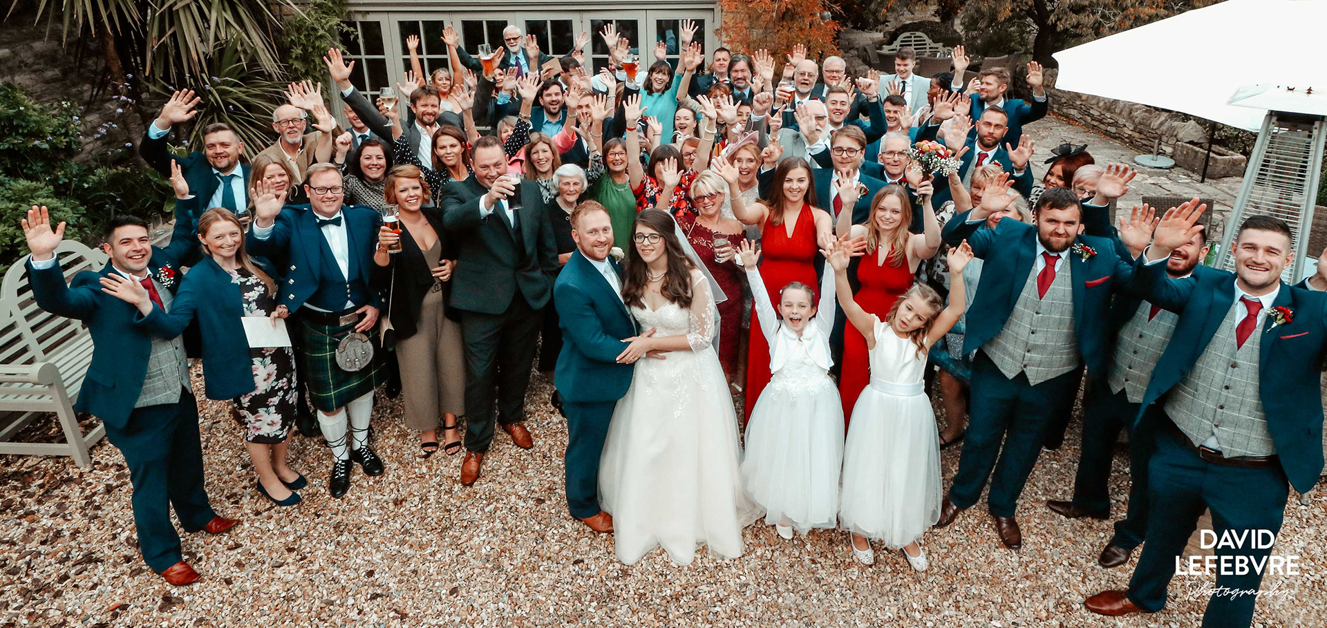 happy waving guests at bay tree hotel burford