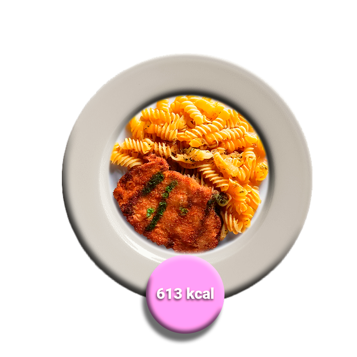 Escalopa de vacuno con espirales