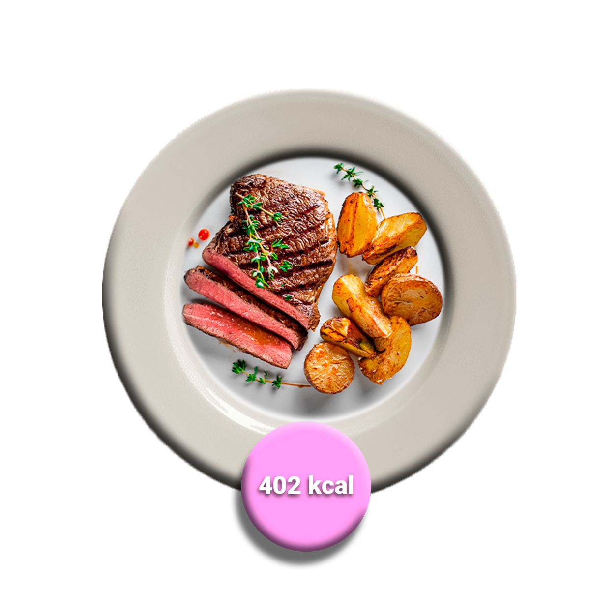 Beef a la plancha con papas doradas