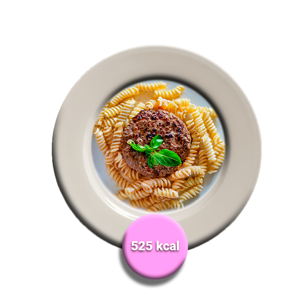 Hamburguesa con espirales