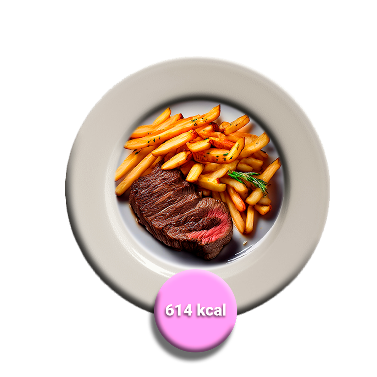 Beef a la plancha con papas fritas