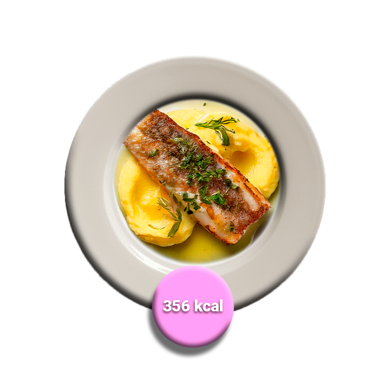 Reineta a la plancha con puré