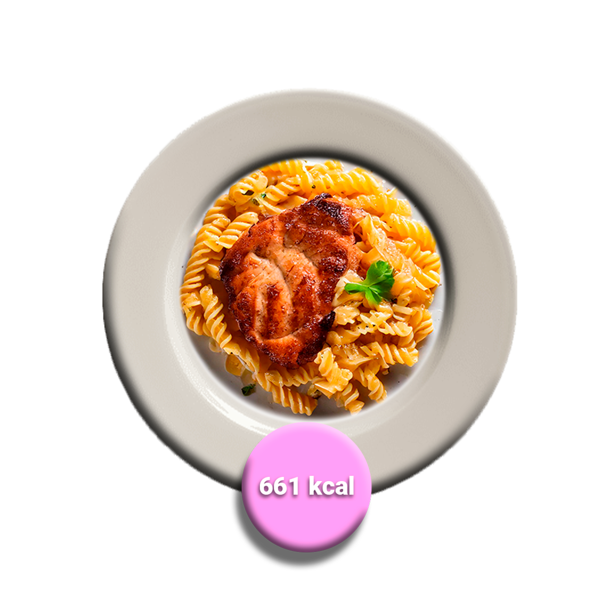 Cerdo asado con espirales