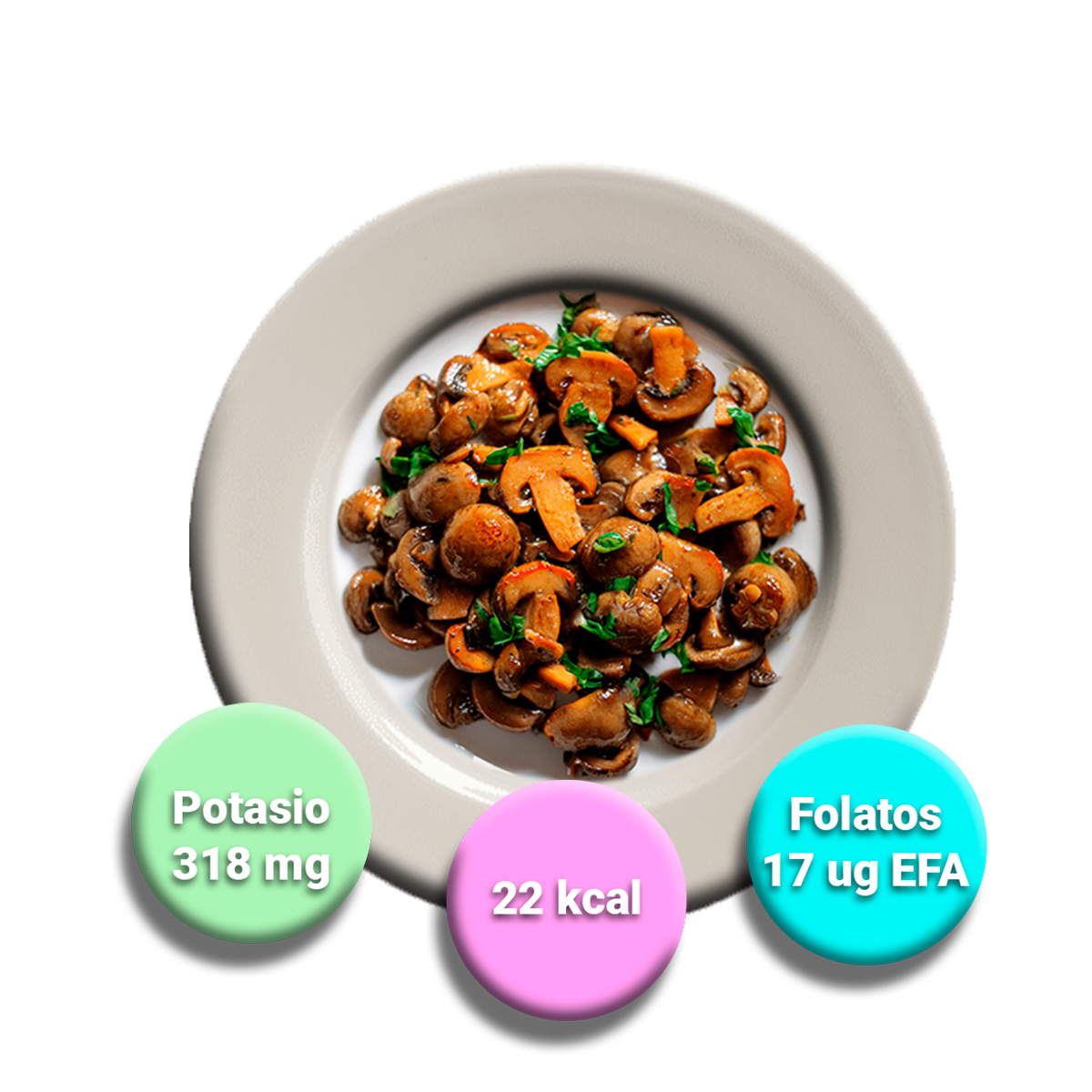 Ensalada champiñones