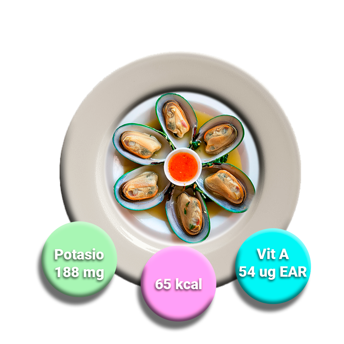 Almejas (6 unidades)