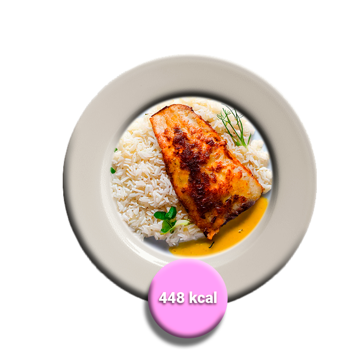 Reineta a la plancha con arroz graneado