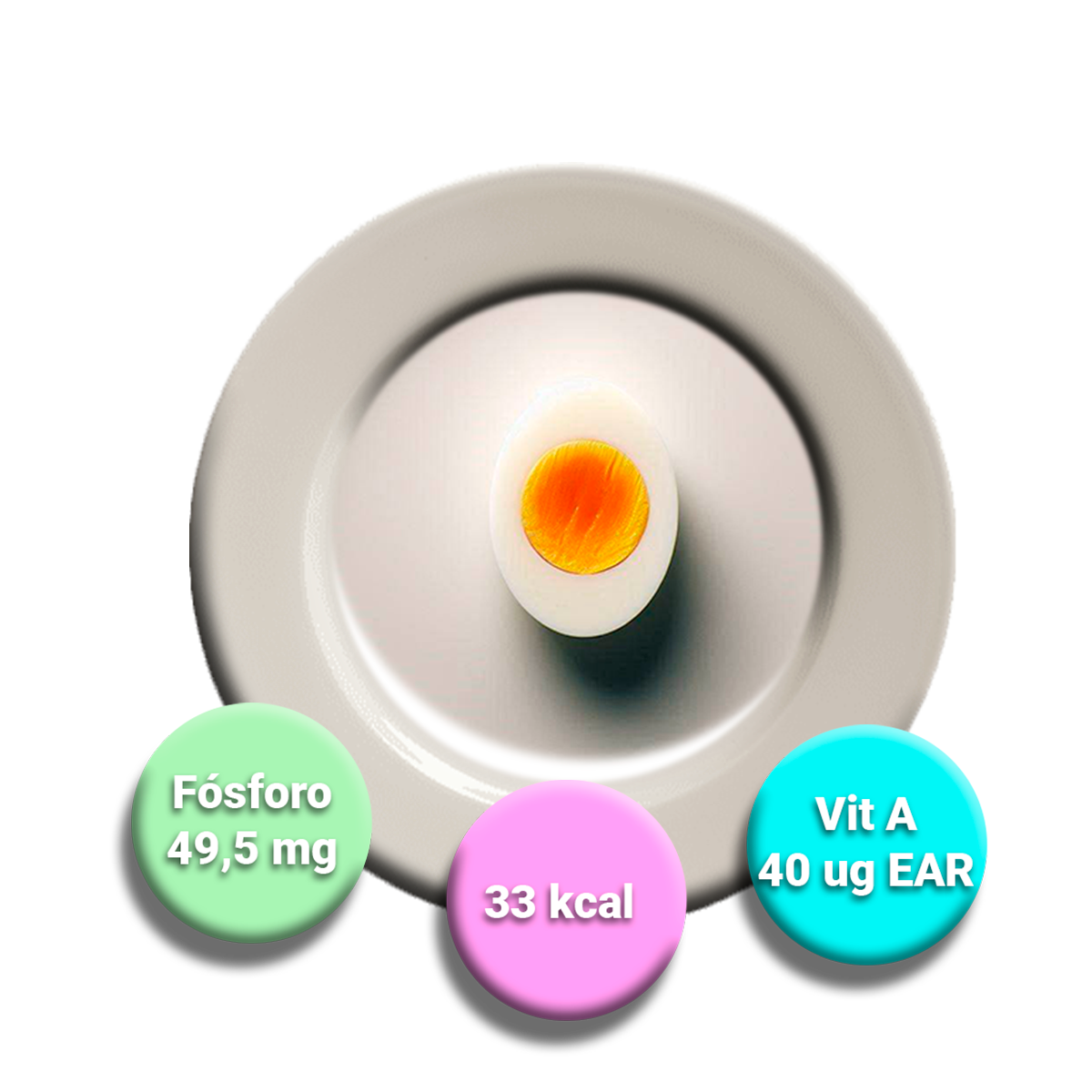 Huevo duro (1/2 unidad)