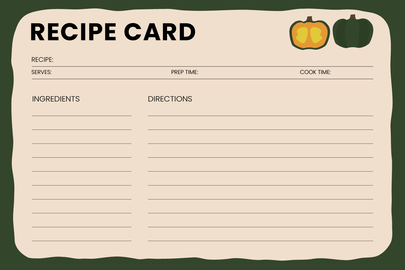 Recipe Card 