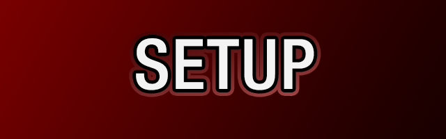 "Setup" Panel