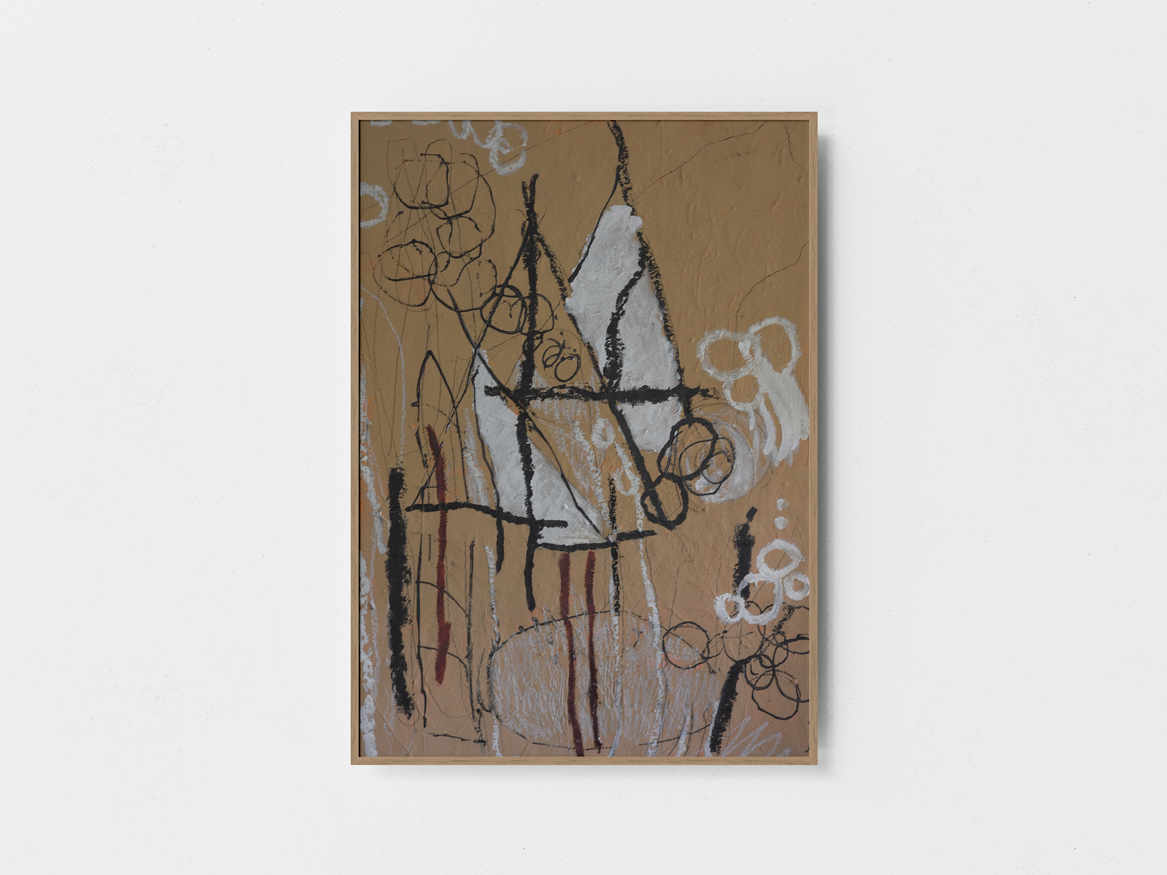 Sails, 2024, mixed media on canvas, 114x80cm