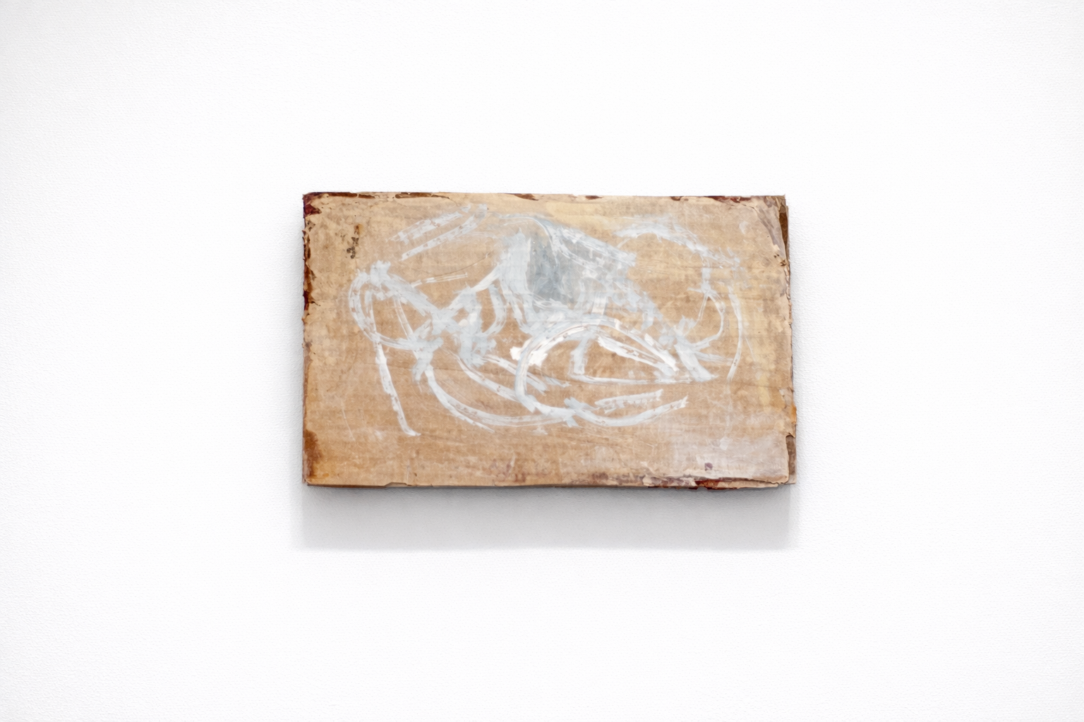 Fragment I, 2026, acrylic on cardboard, 20x10cm