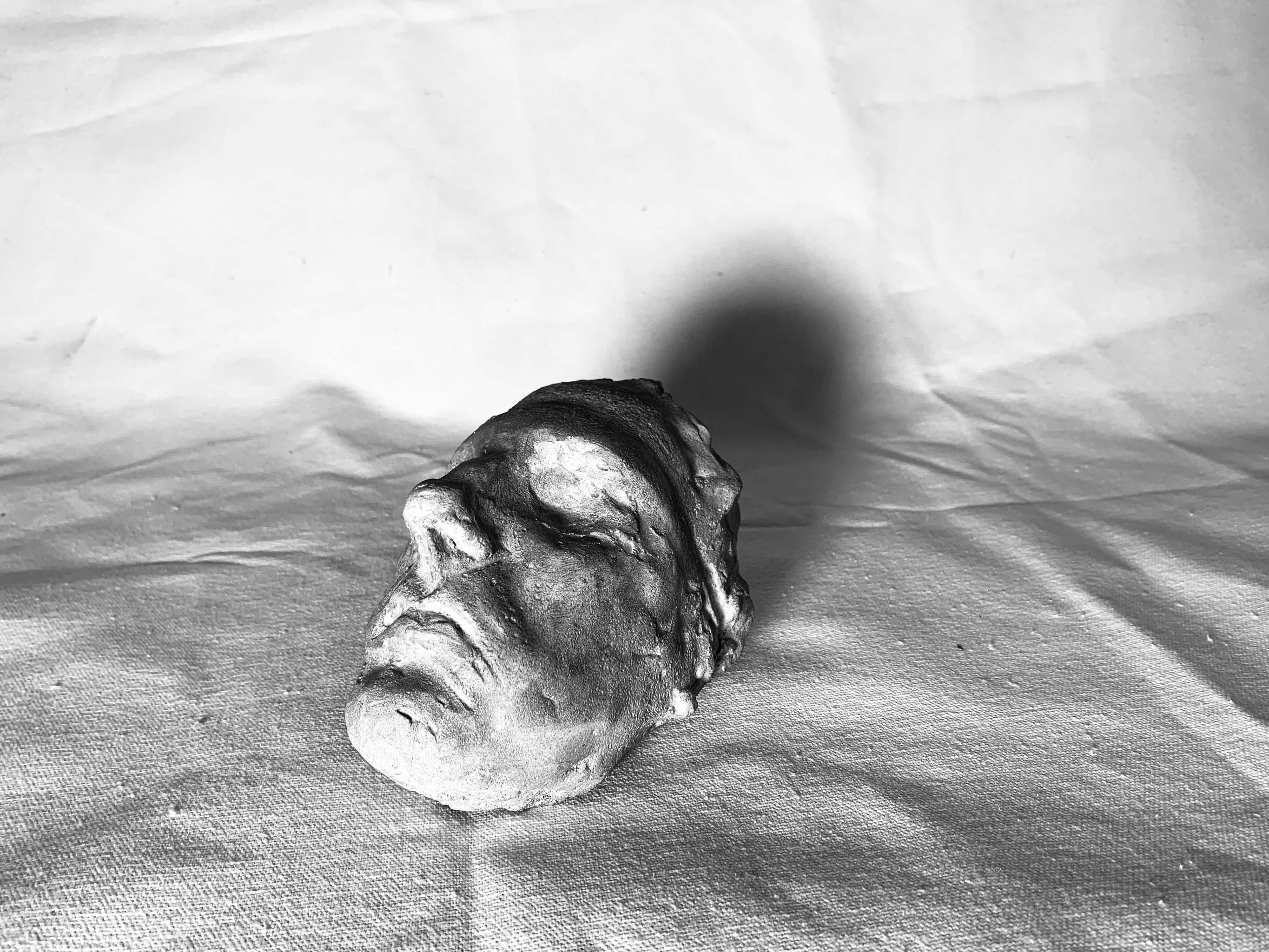 Mask, 2023, concrete, 19x9cm