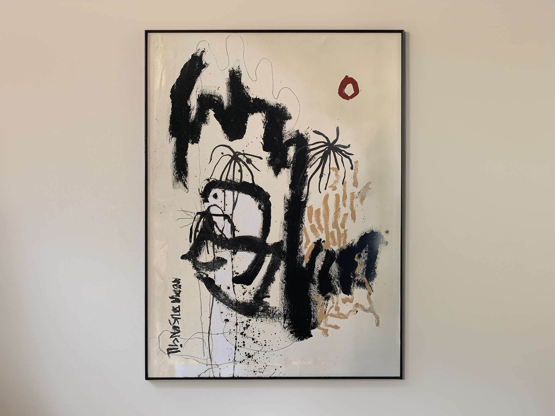 Park, 2024, mixed media on canvas, 65x100cm.
