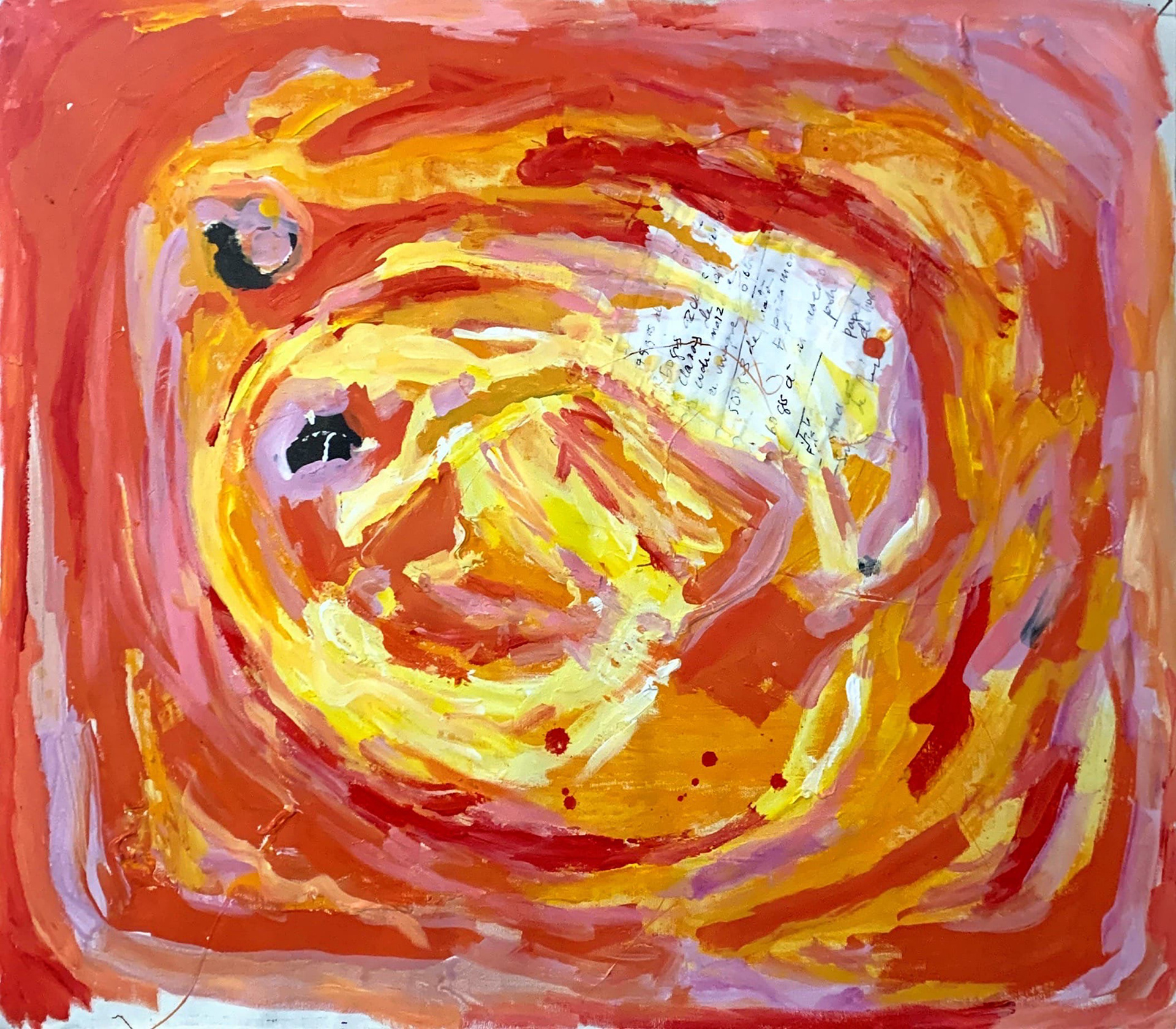 Recipe, 2023, mixed media, 80x80cm