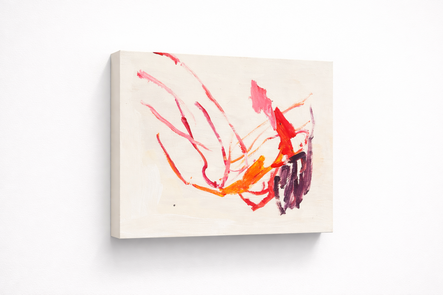 Dream fragment, 2026, acrylic on wood, 44x35cm