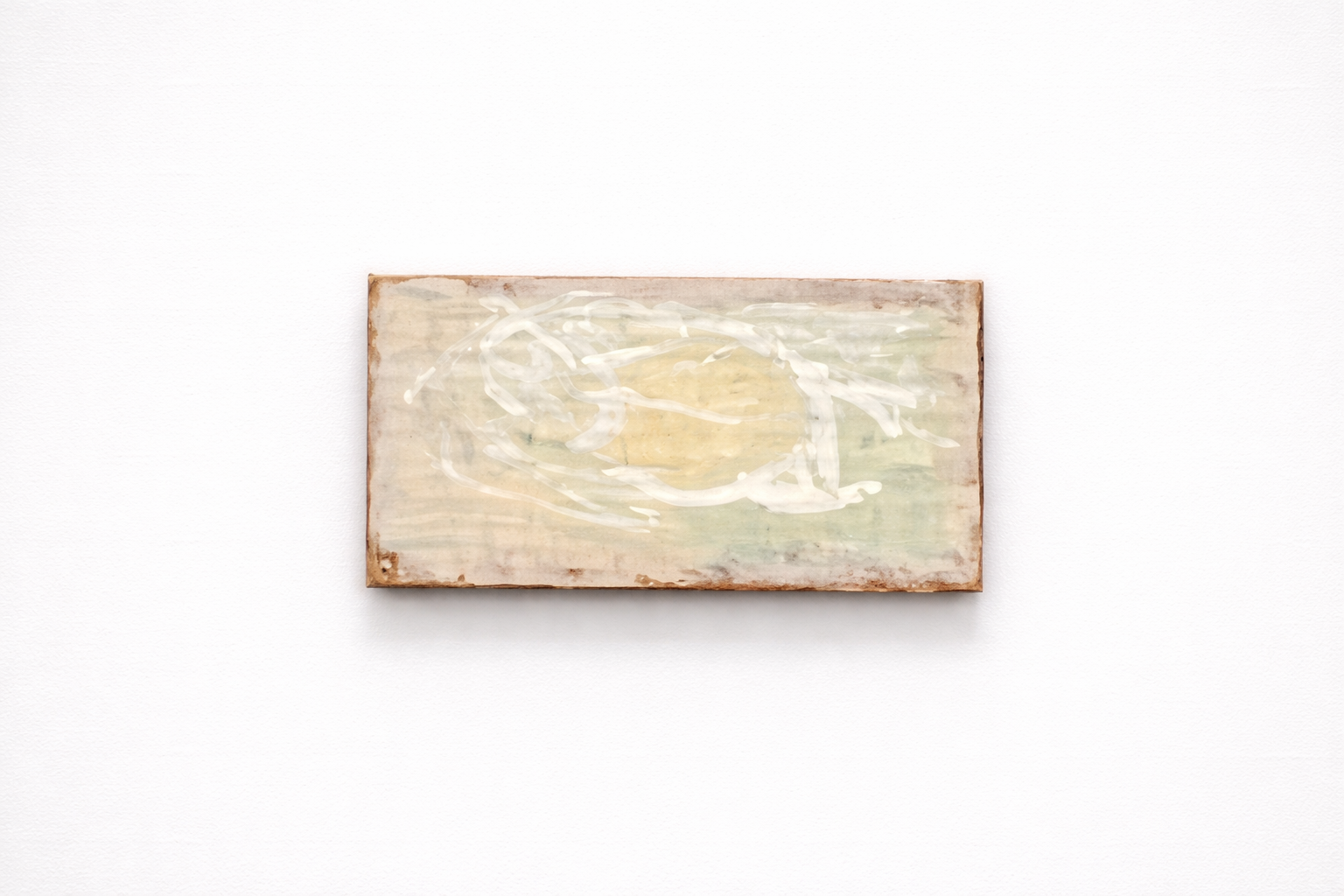 Fragment II, 2026, acrylic on cardboard, 20x10cm