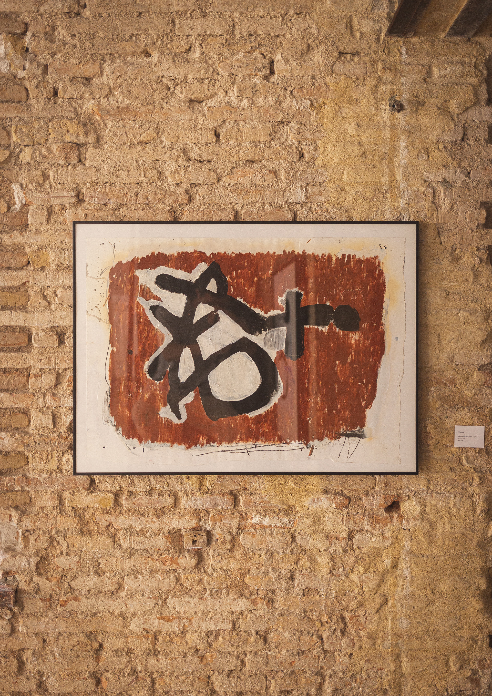 Year zero, 2025, mixed media on paper, 55x75cm