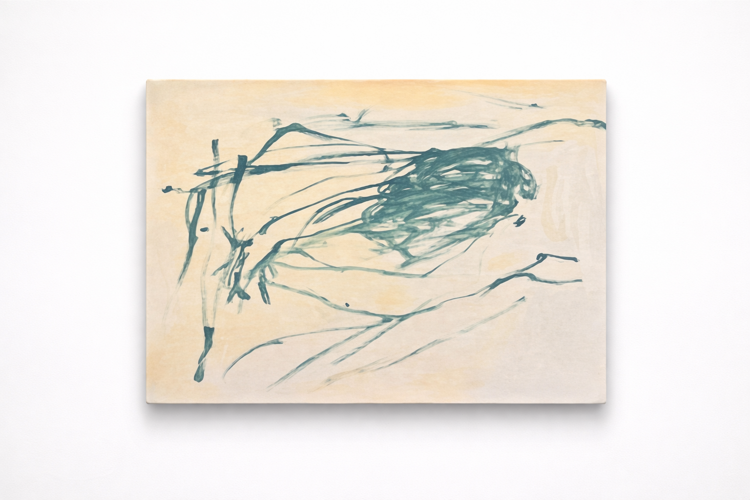 Animal in motion, 2026, acrylic on wood, 44x35cm