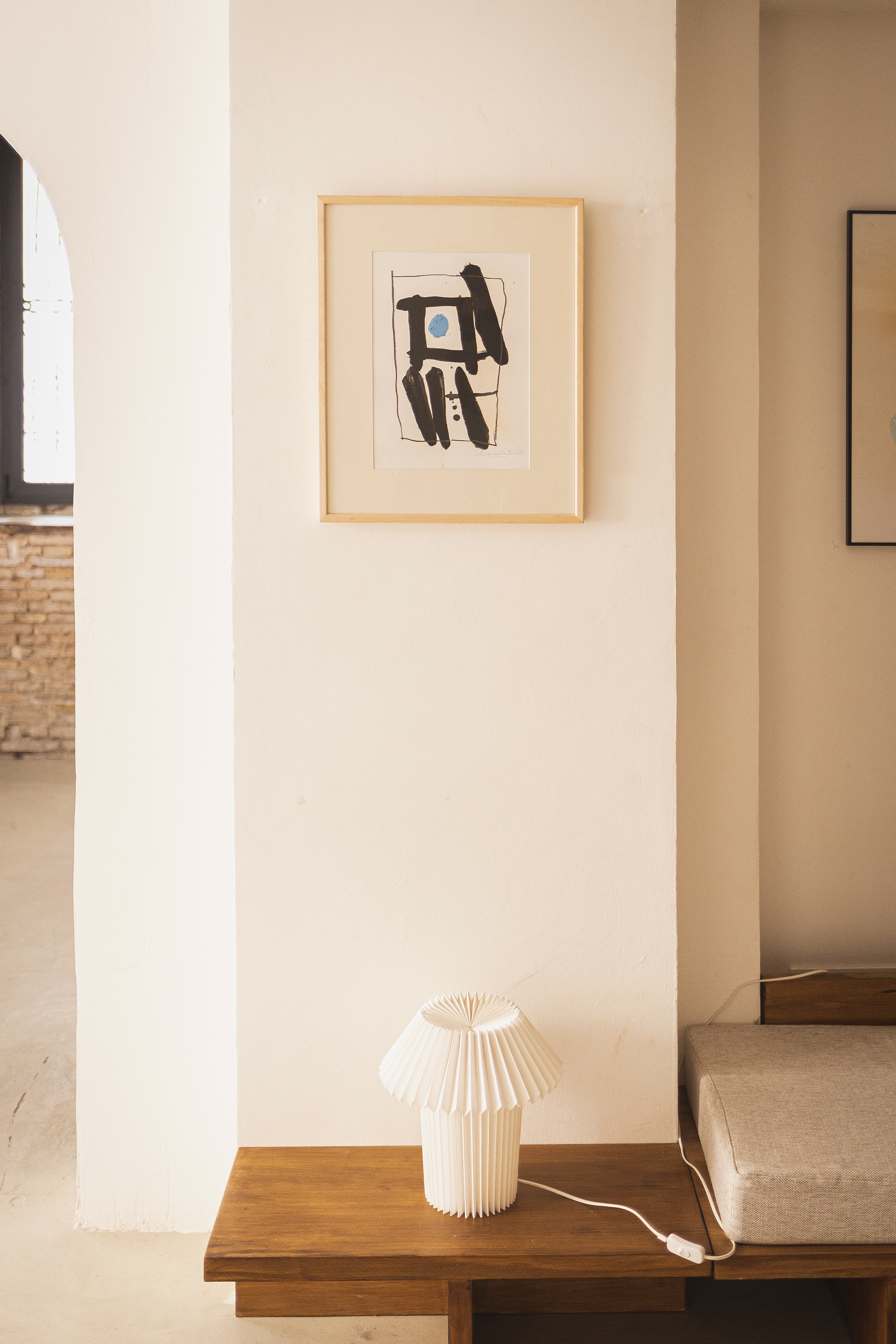 The library room 2025, mixed media on paper, 49x59.5cm (framed) 