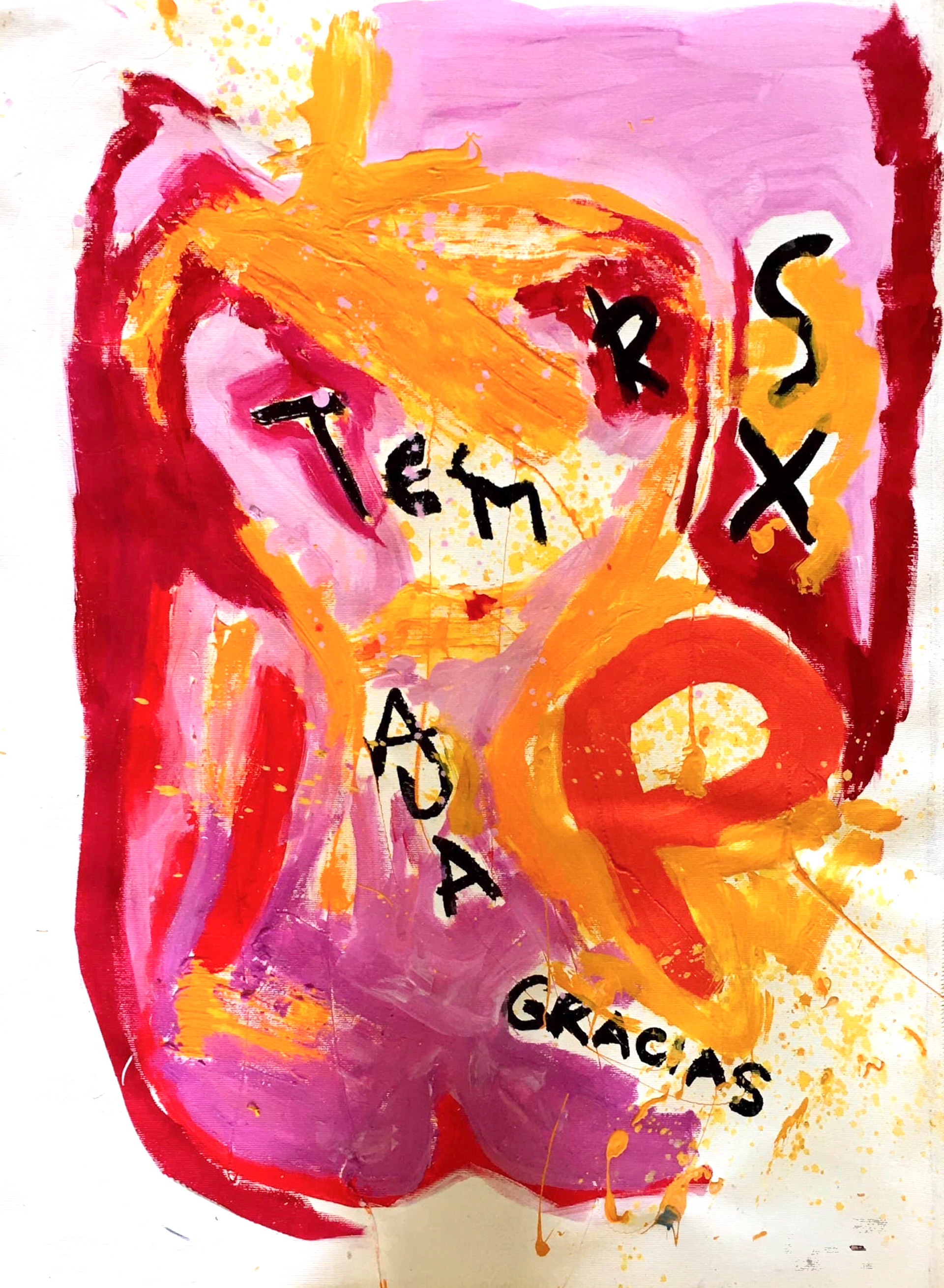 Thank you, 2023, acrylic