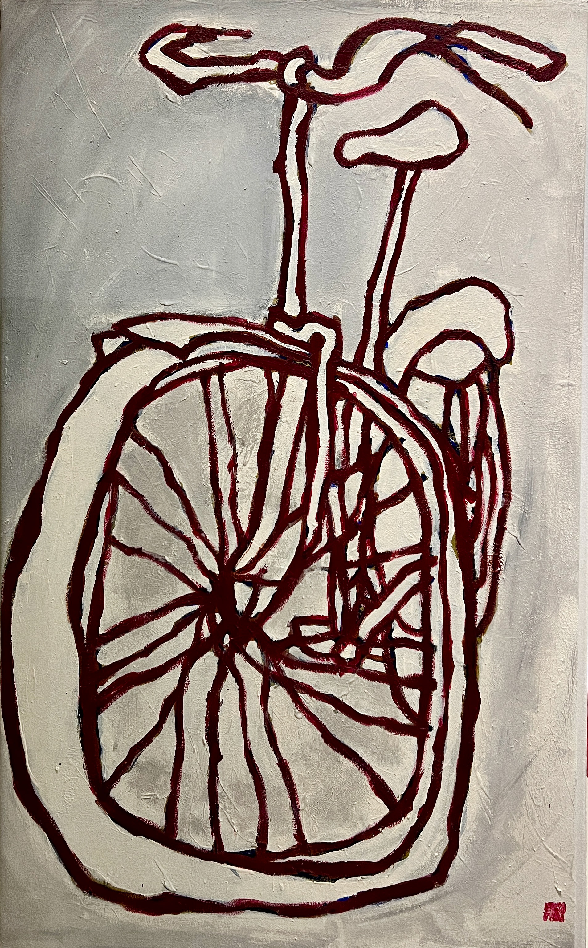 2024, acrílico sobre lienzo, 120x73cm