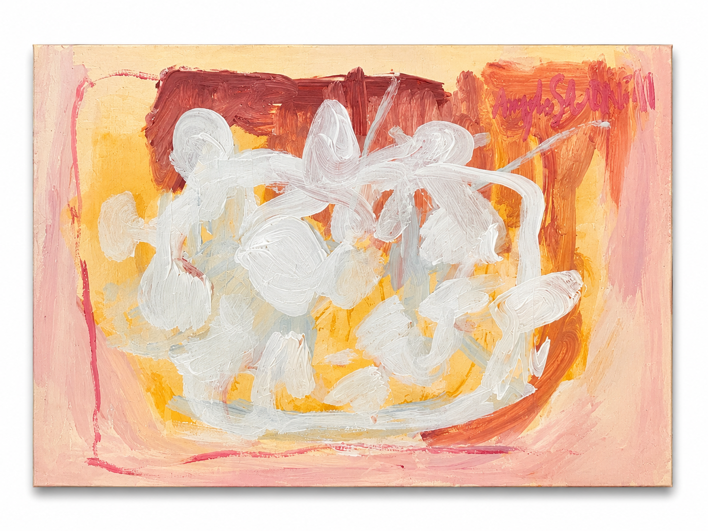 Tomato vine, 2026, acrylic on wood, 30x42cm