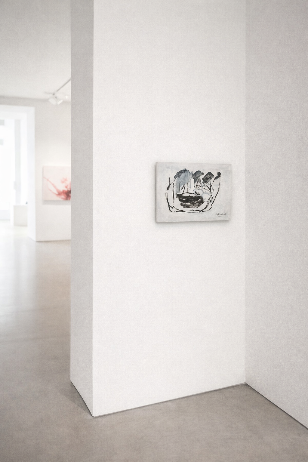 Hand as Vessel, 2026, acrylic on wood, 44x35cm