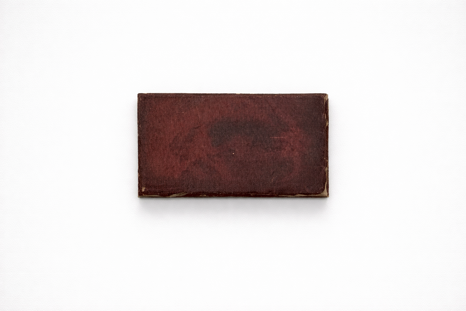 The memory of a form, 2026, acrylic on cardboard, 44x35cm