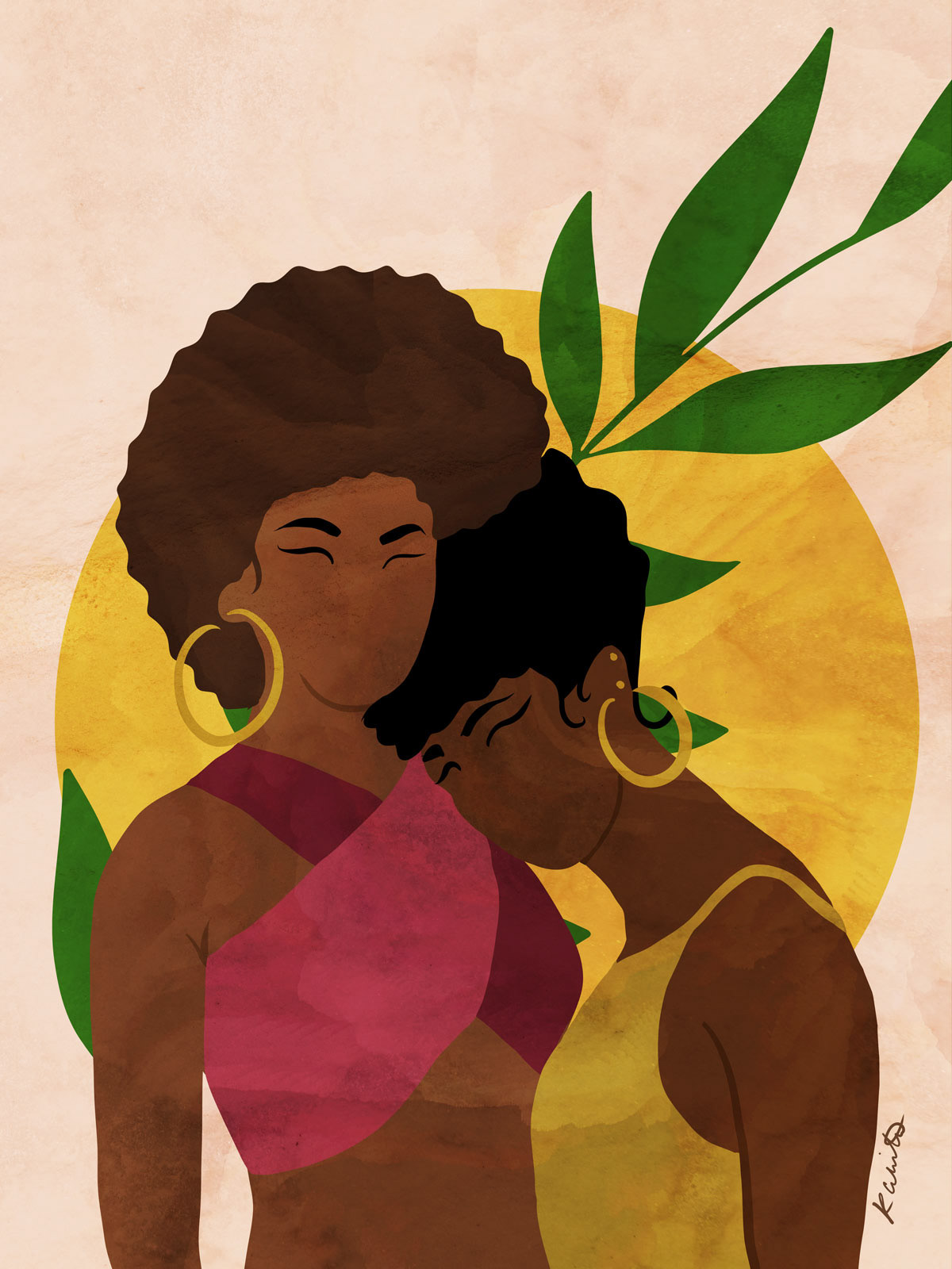 "My Sister's Keeper" digital illustration