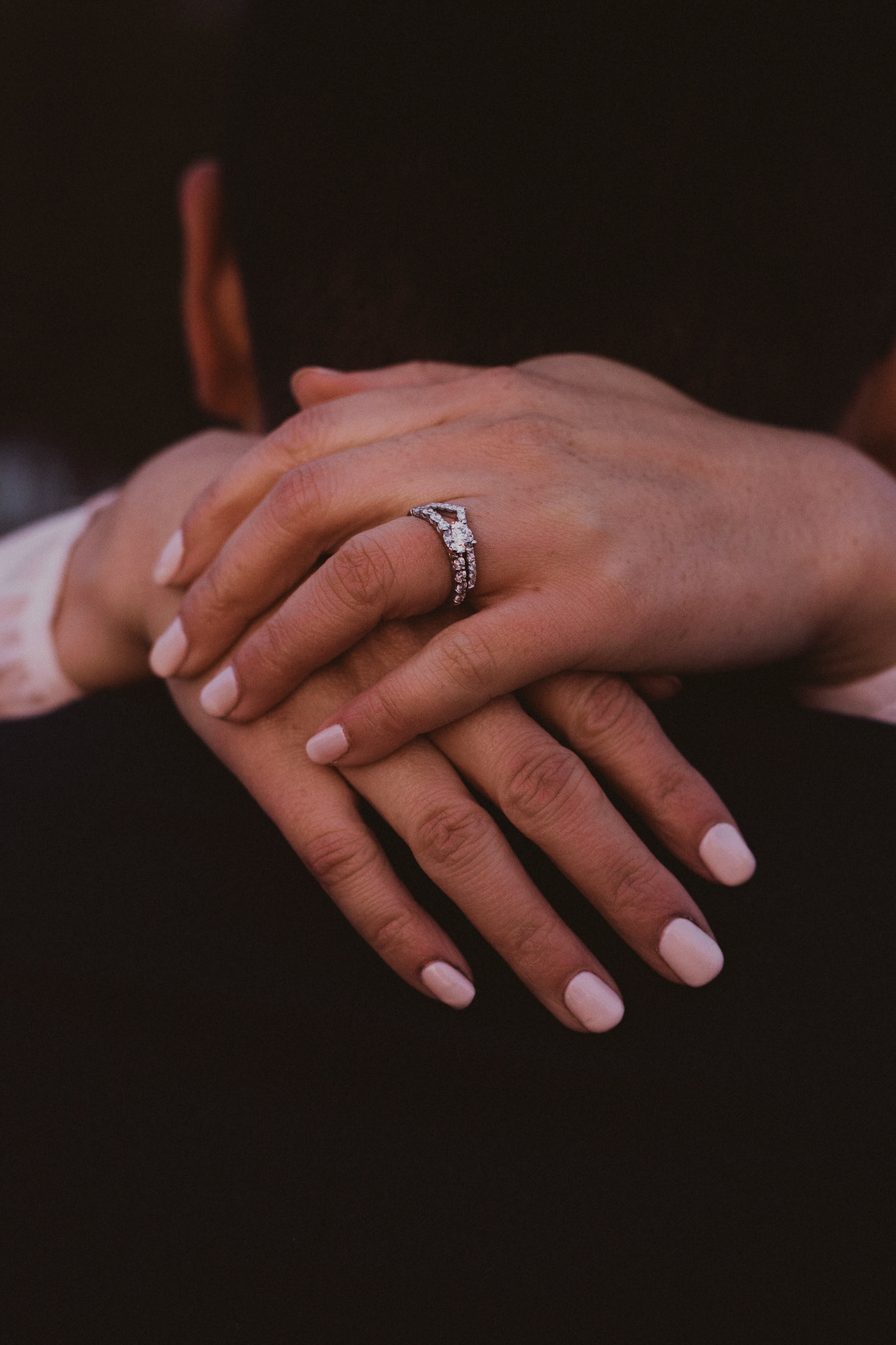 snowy lake tahoe elopement