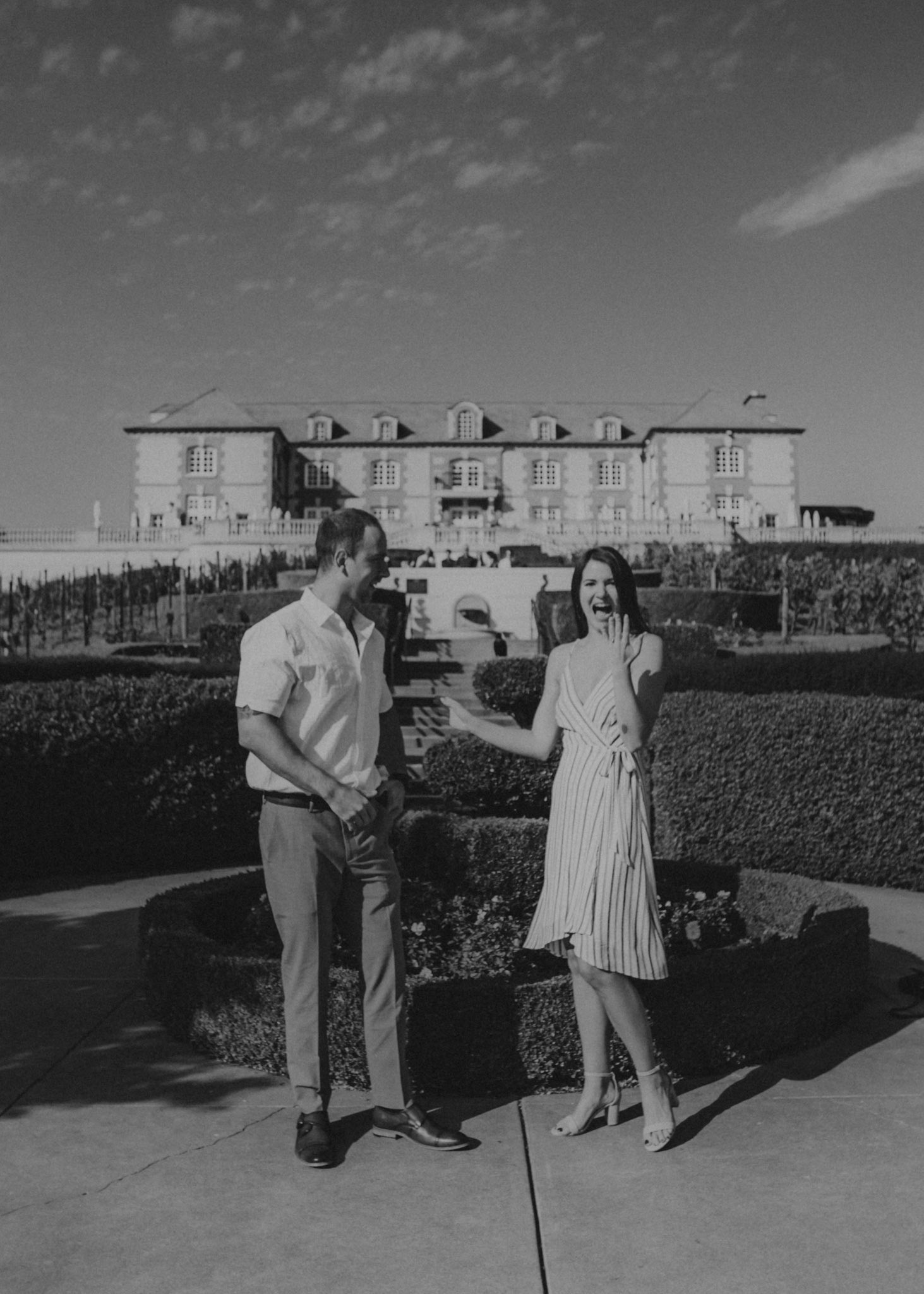 domaine carneros surprise proposal napa ca