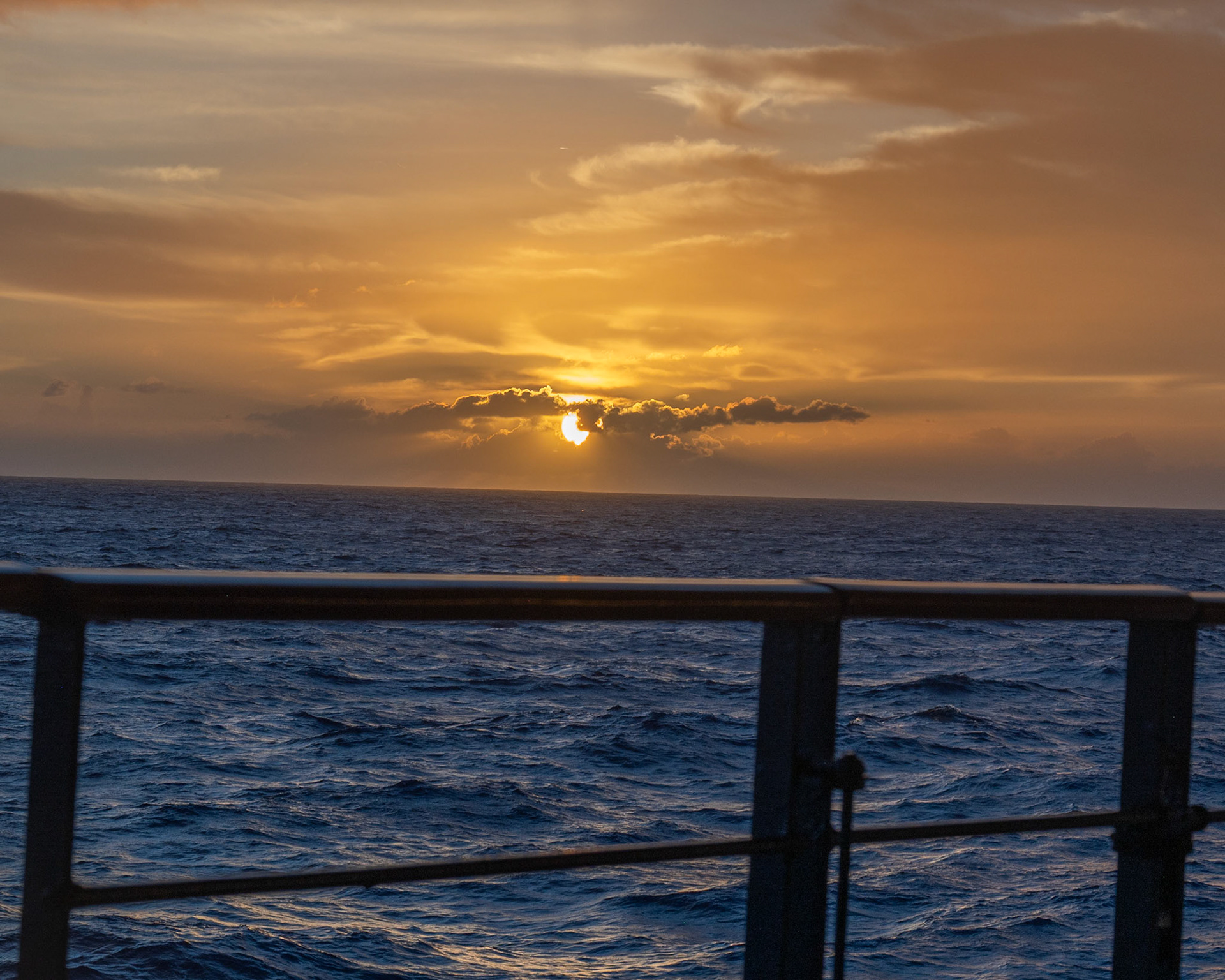 At Sea