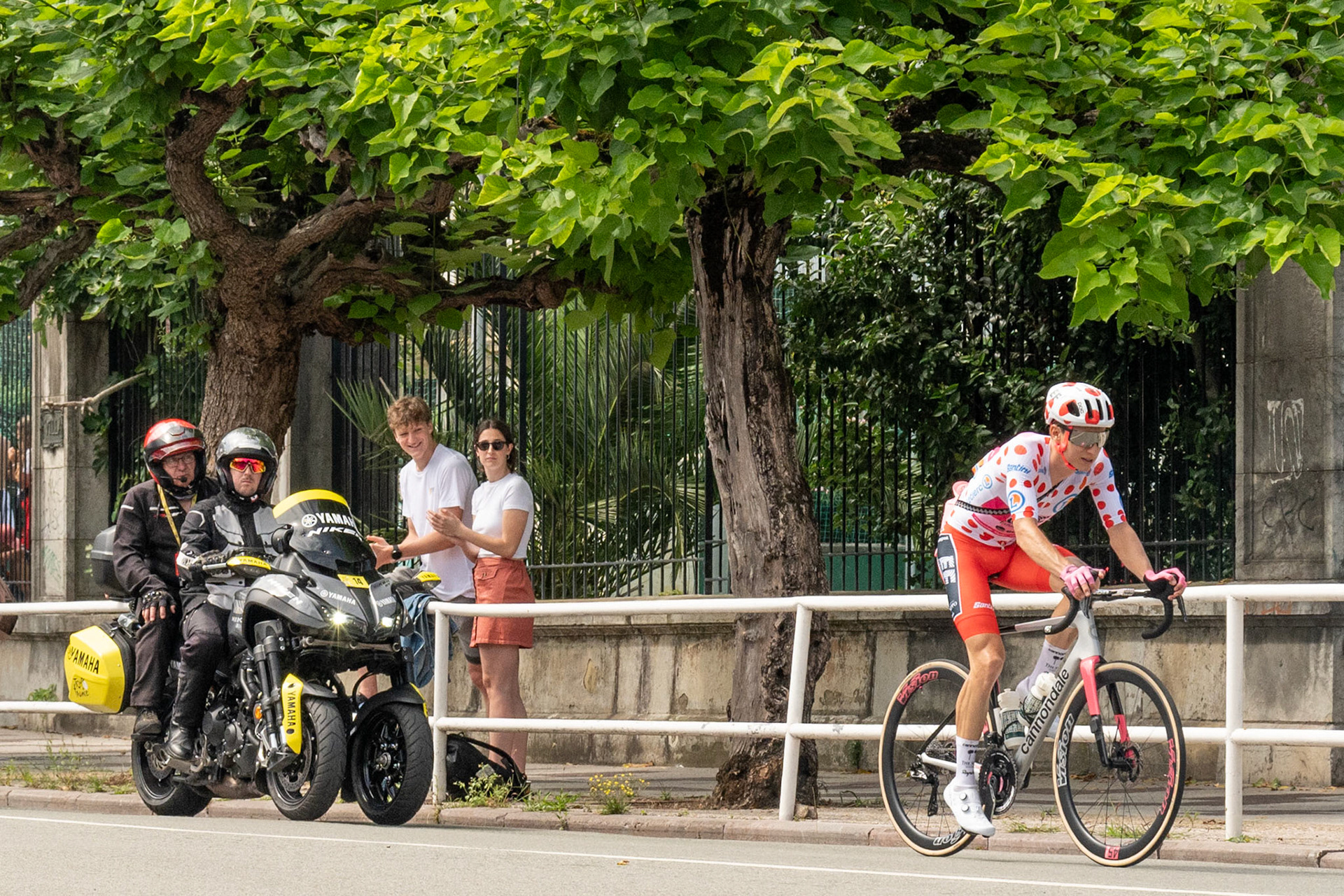 Polka Dot Jersey Neilson Powless in Stage 3