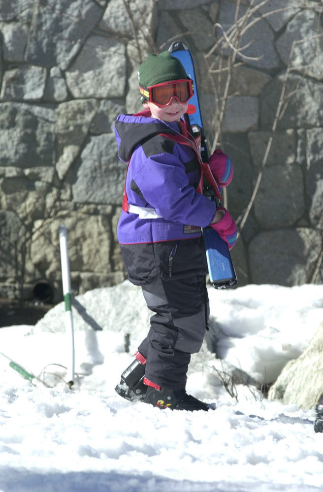 skiing