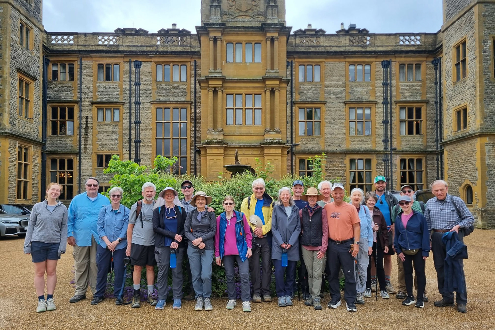 The Backroads group in front of Estelle Manor