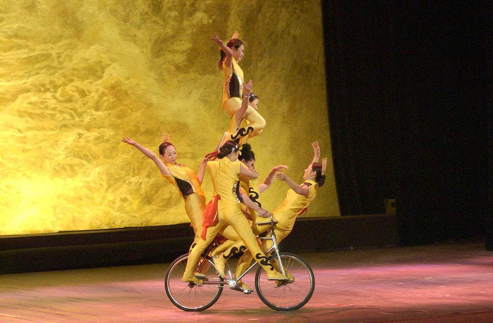 fun with a bicycle