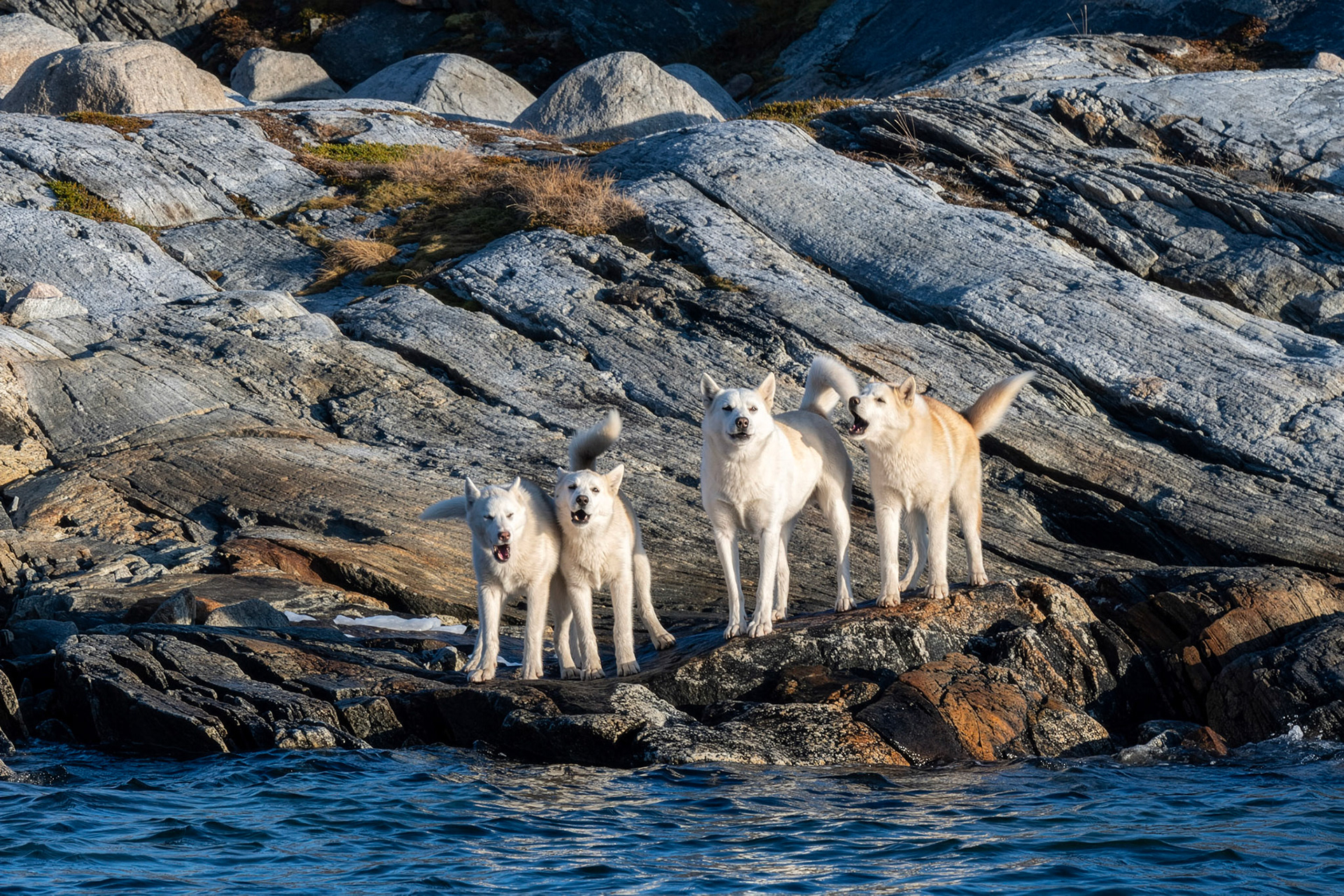 More dogs on a puppy island