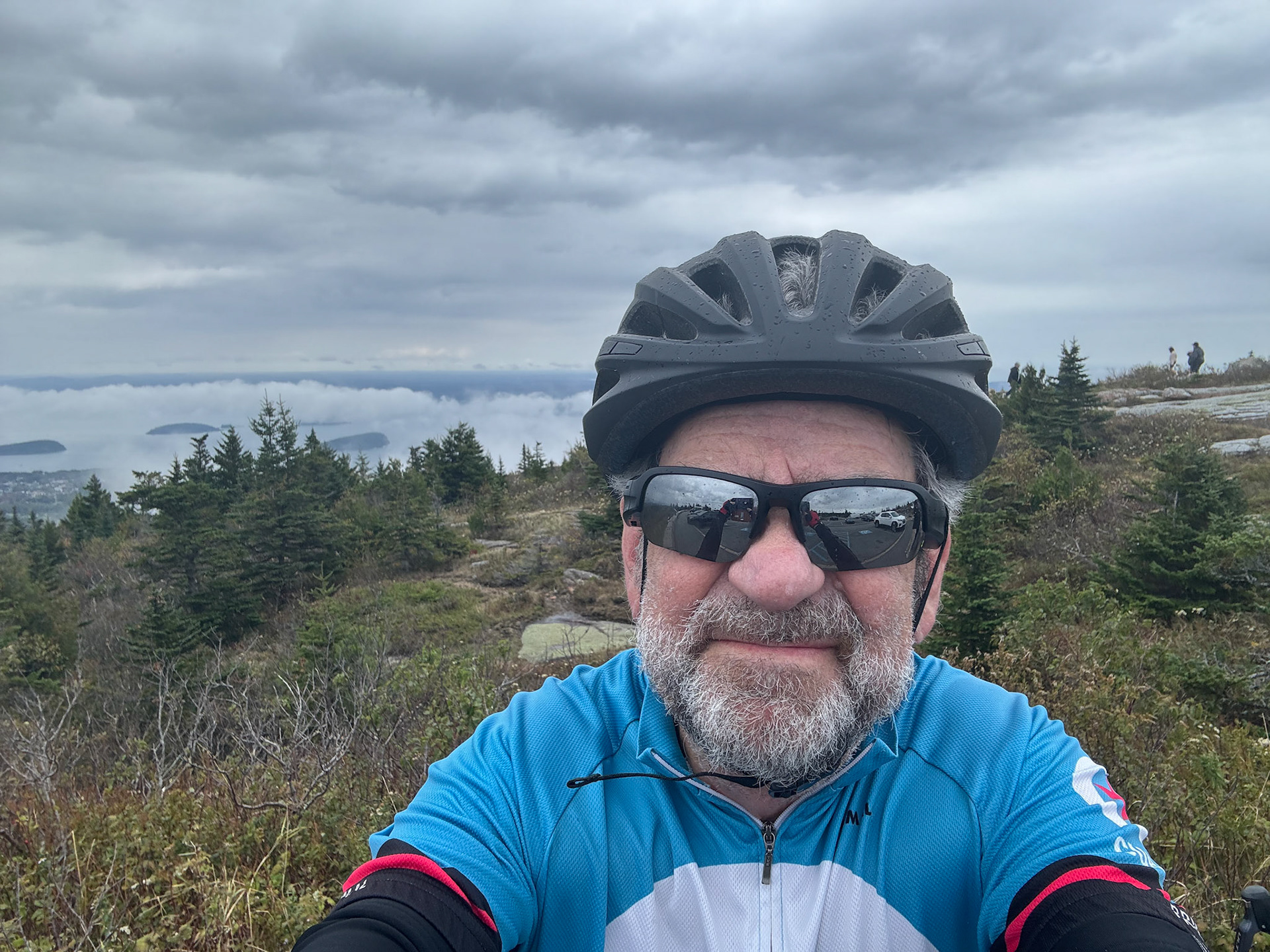 Biked to the top of Mt. Cadillac