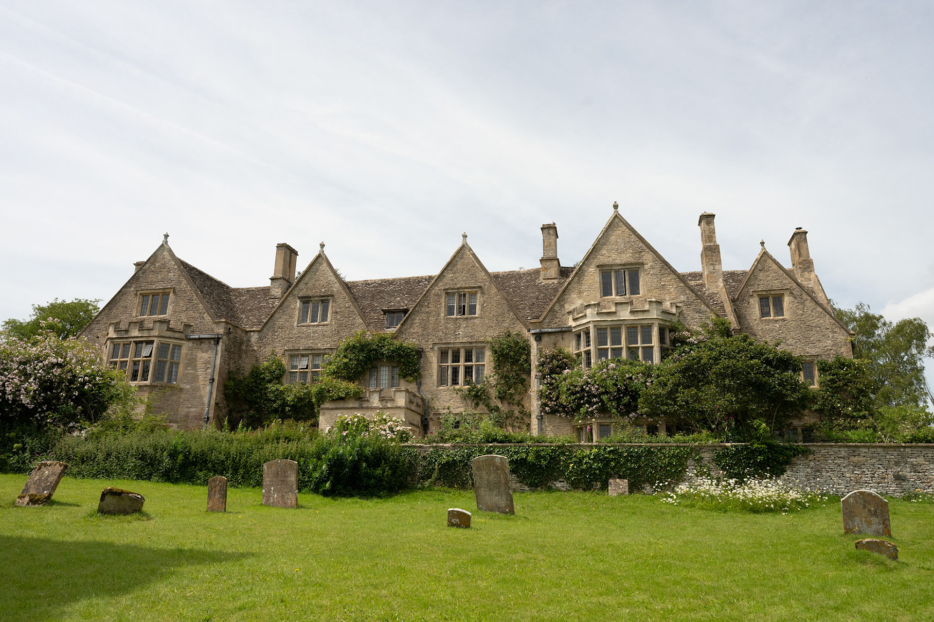 Asthall Manor with great gardens dates from the late 1th century