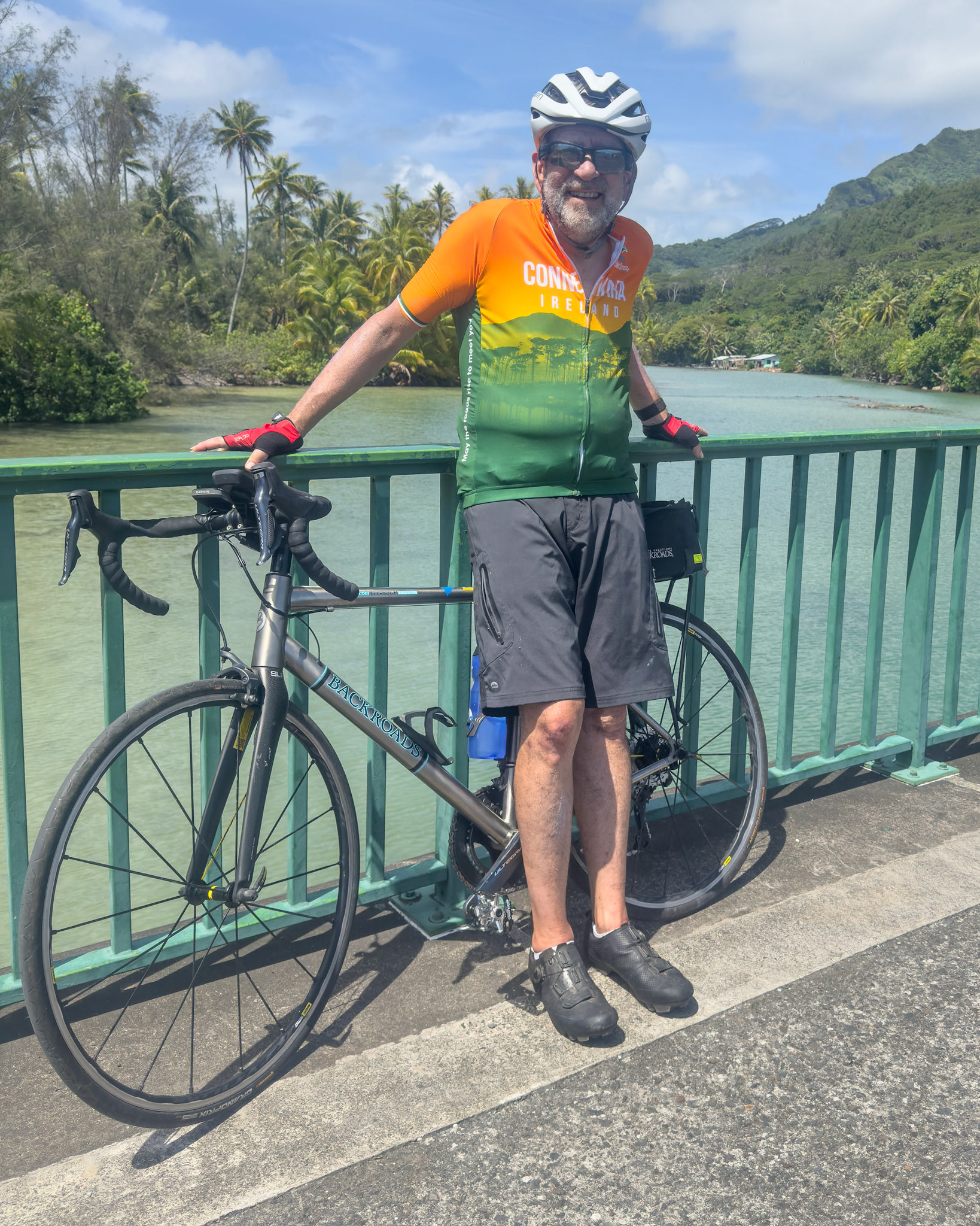 Biking on Huahine