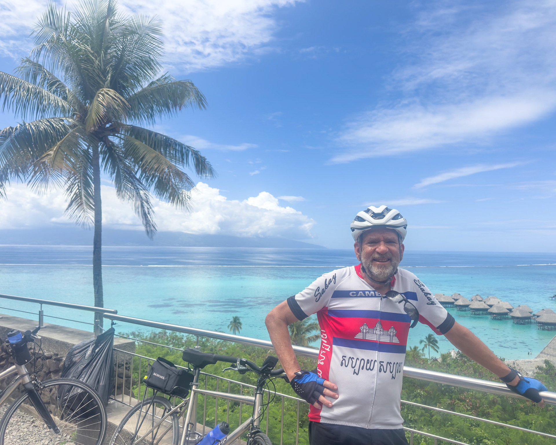 Biking on Moorea