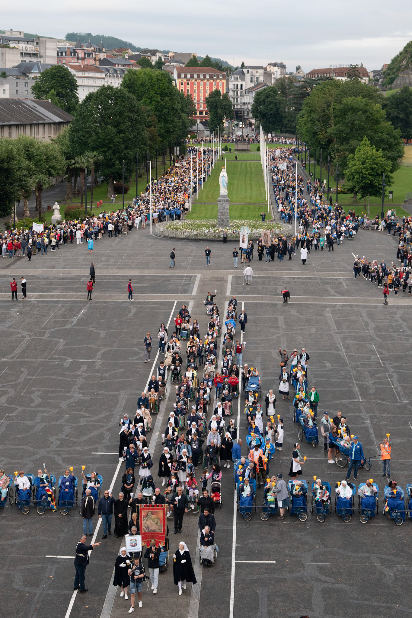 Lourdes candlelight mass