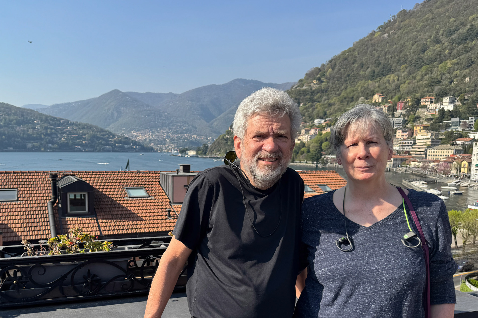 View from our Air B&B in Como