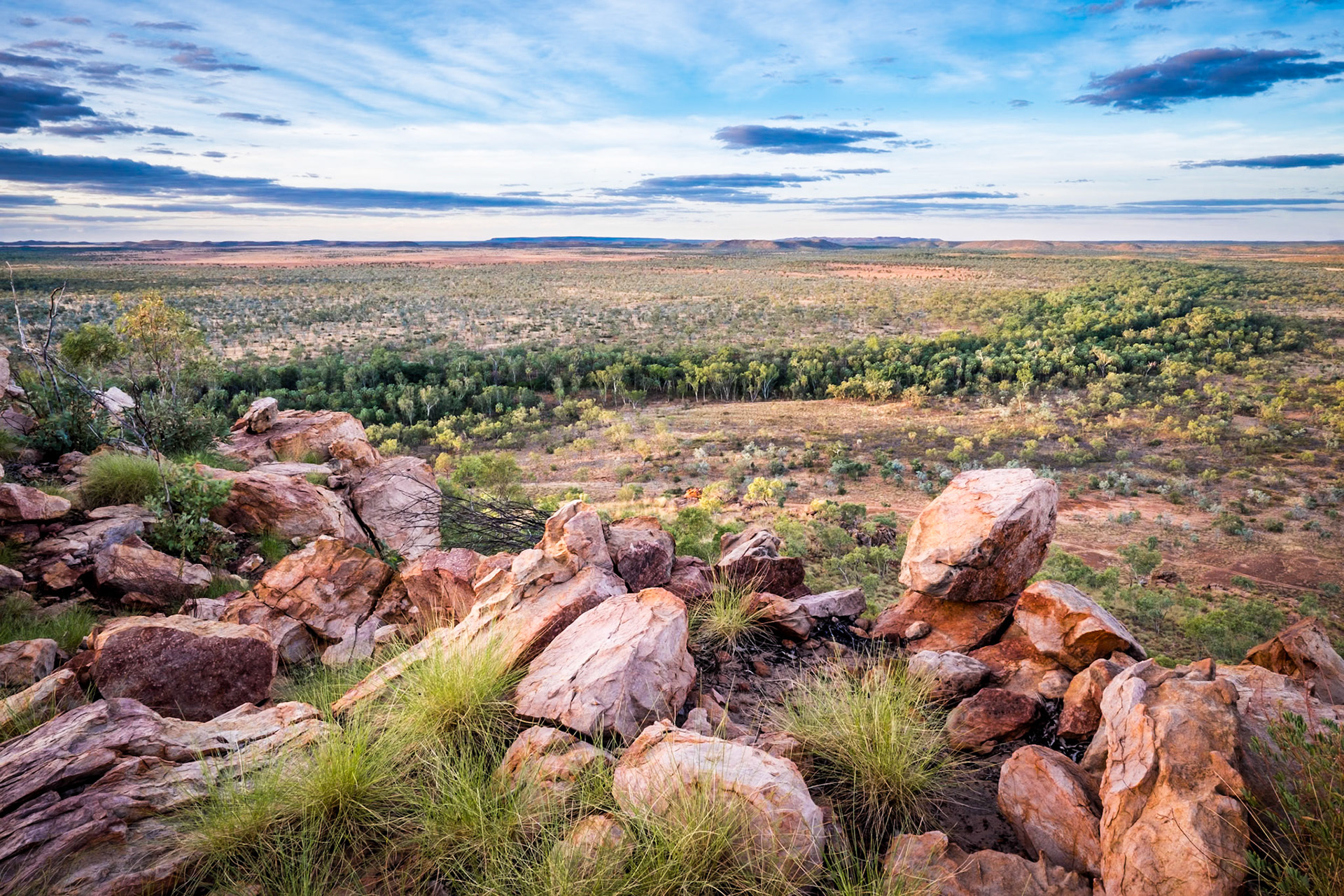 The short walk up was worth it to see the sunset at Constance Range, Boodjamulla NP QLD (Lawn Hill).