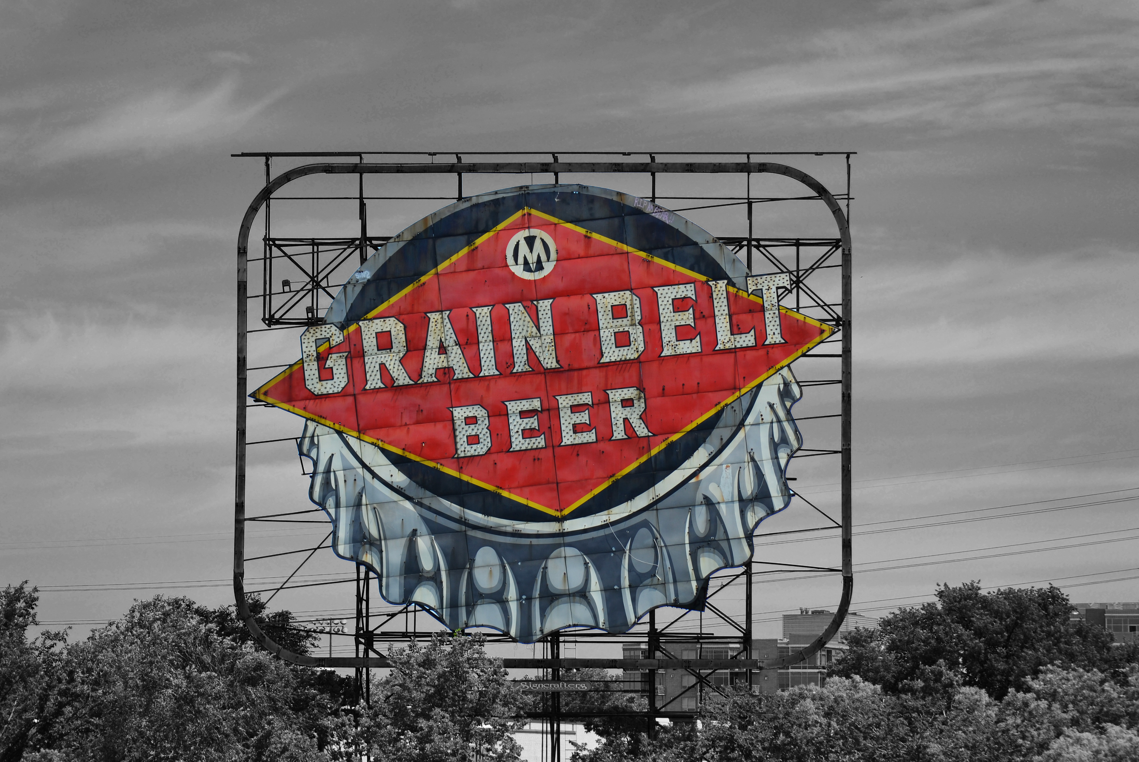 Grain Belt Beer Sign