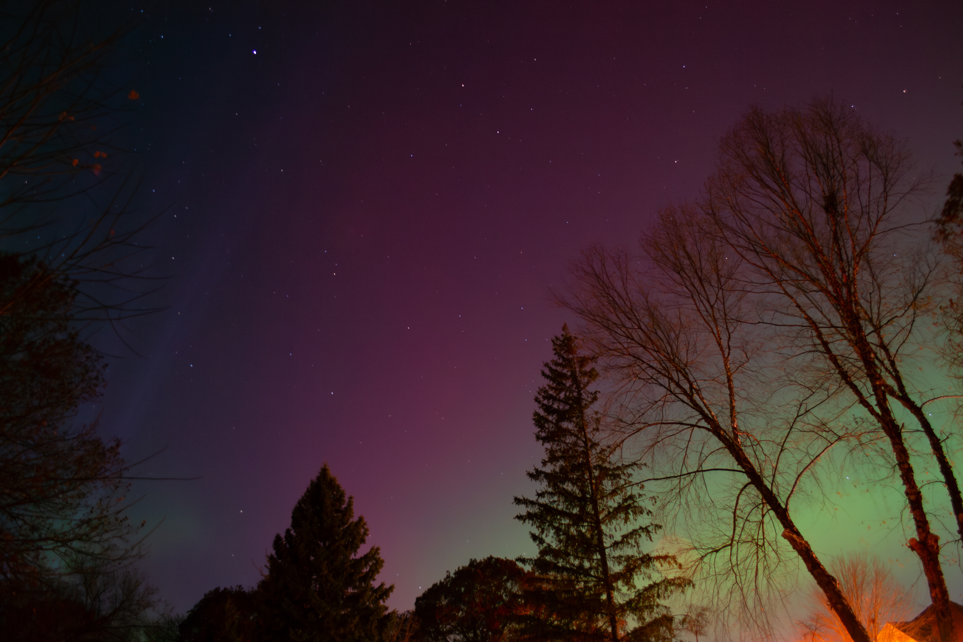 Northern Lights 11/11/2025. Savage, Minnesota.