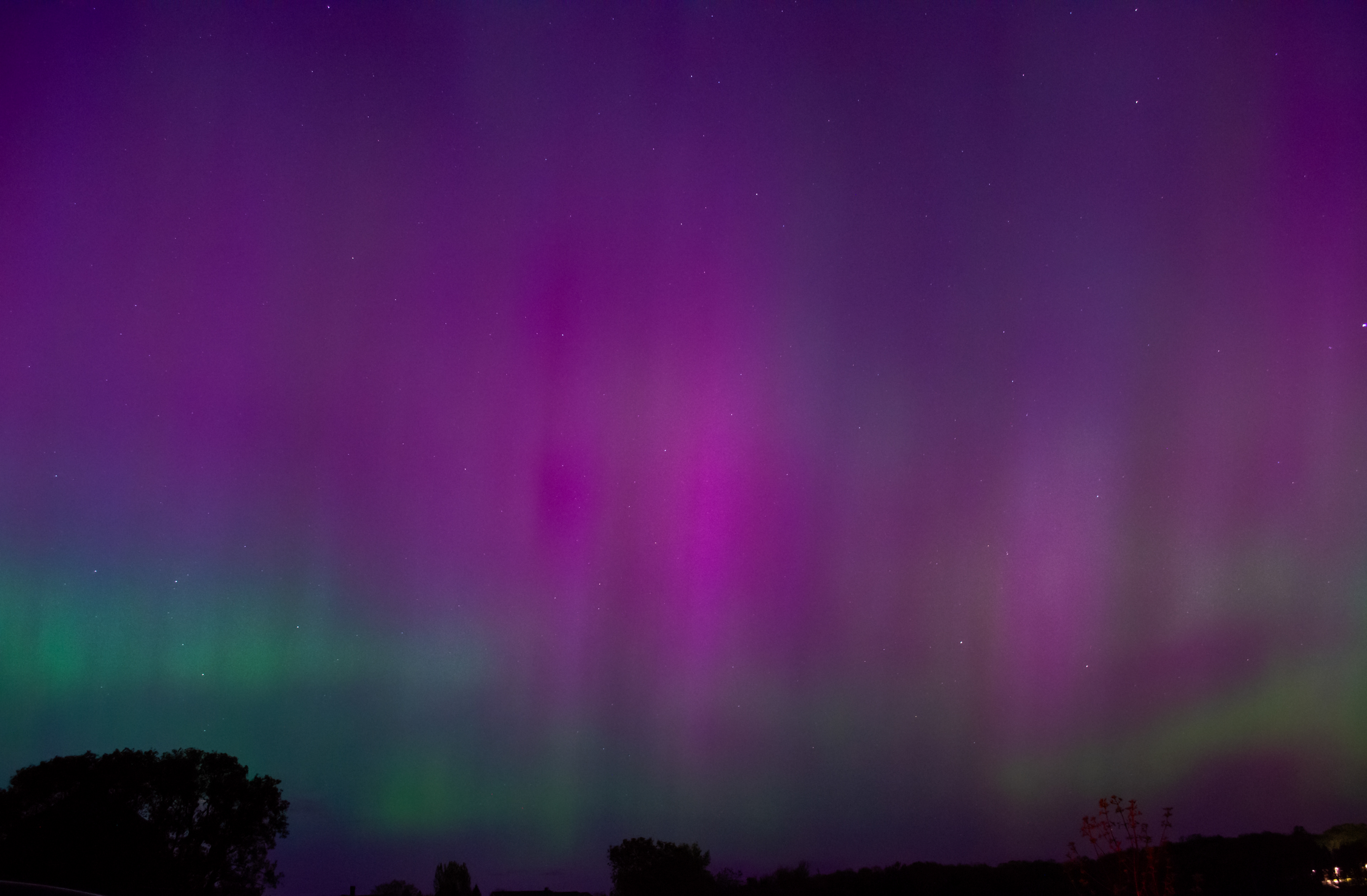 Northern Lights above Moody Lake