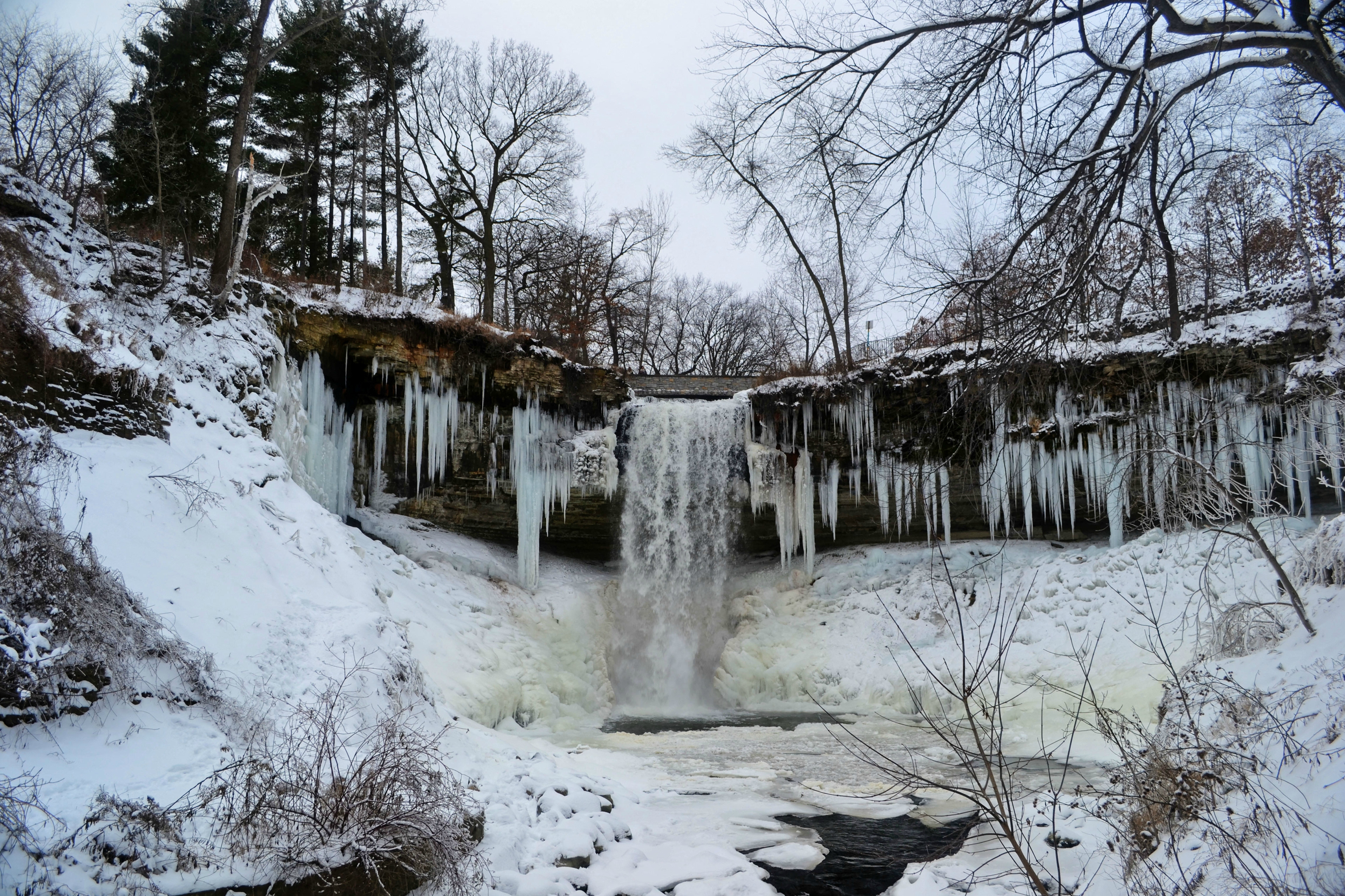 Frozen Minnehaha Falls